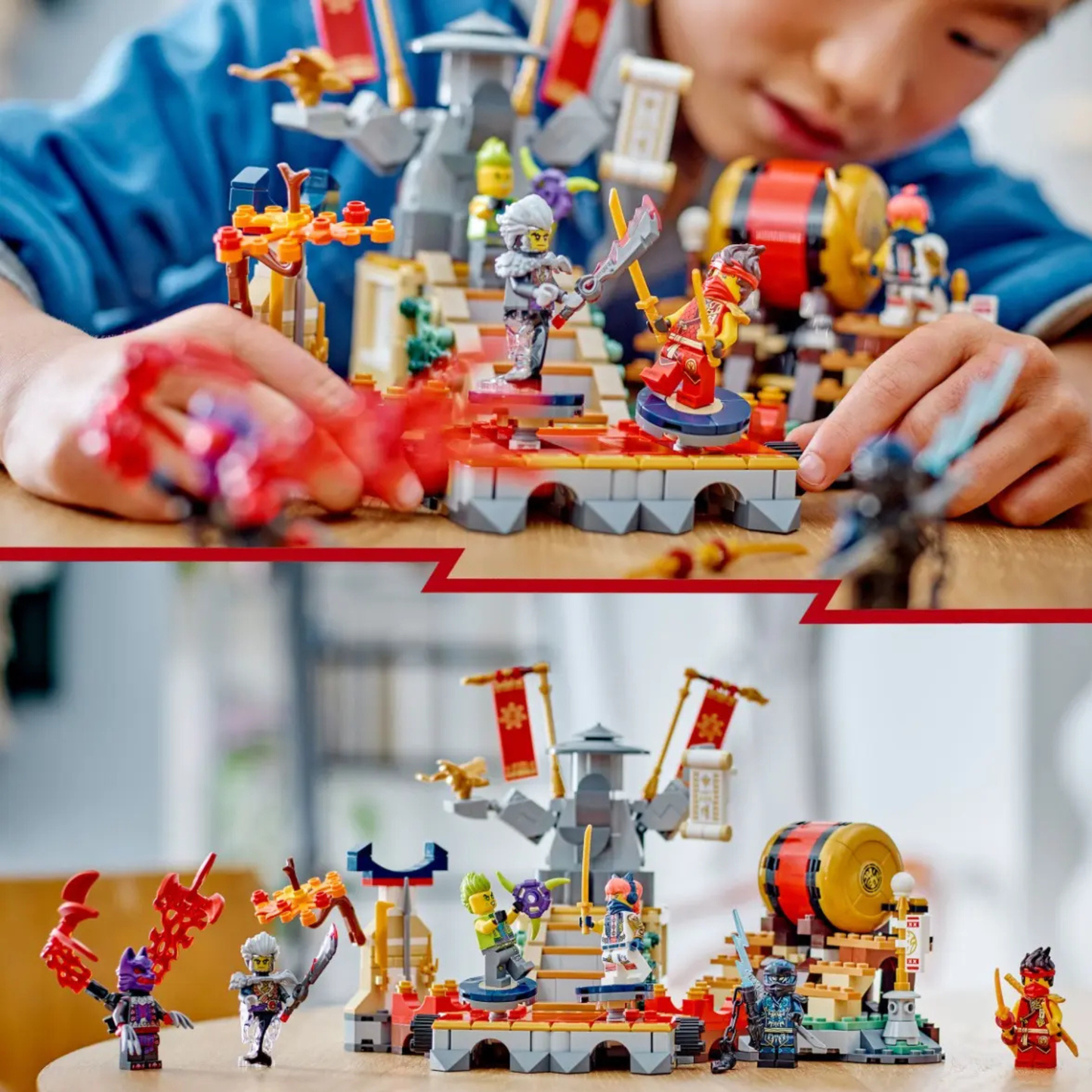 LEGO® NINJAGO® ARENA DE BATALLA DEL TORNEO