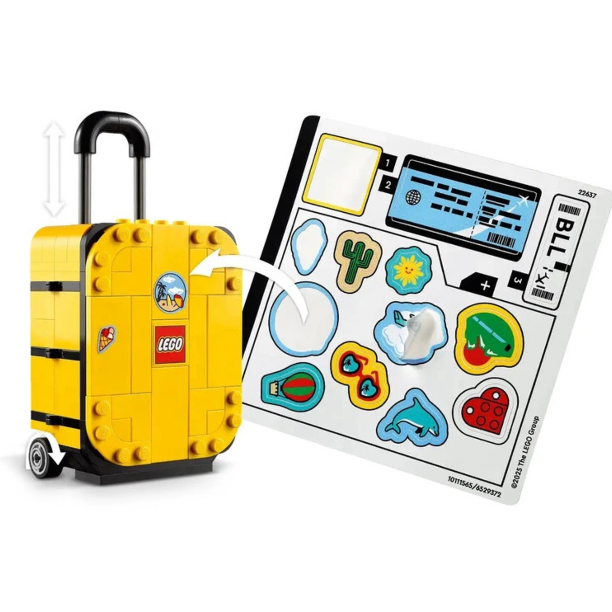 LEGO ICONS MALETA AMARILLA 40817